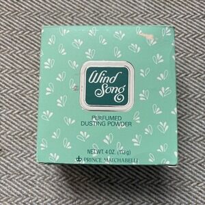 Prince Matchabelli Wind Song Perfumed Dusting Powder 4oz New Sealed Vintage